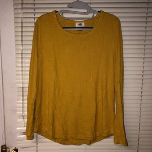mustard yellow sweater